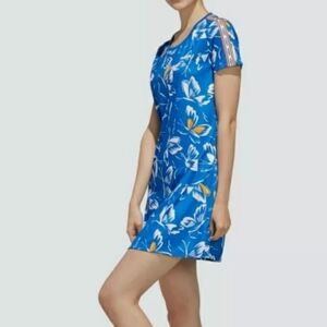 Adidas x Farm Rio Print Butterfly Dress Blue/White Sz M